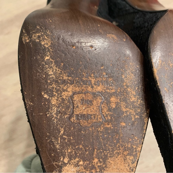 Stuart Weitzman Black Guipure Lace Shoes Size 9.5 - Picture 5 of 9